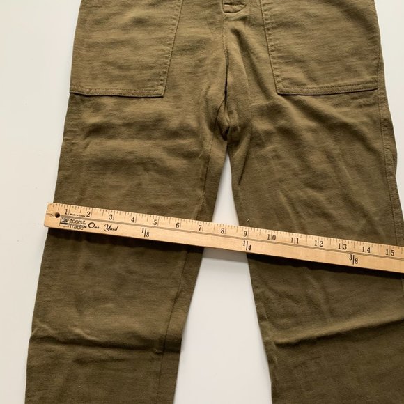 CREWCUTS military green jersey jogger size 10 - Picture 4 of 11
